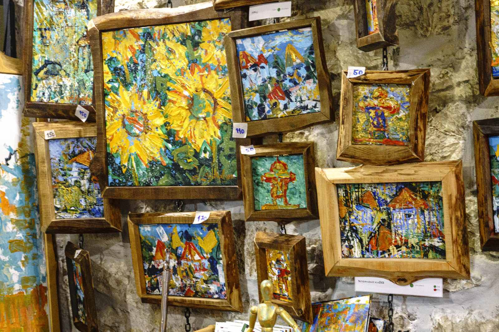 Bosanske kuće i svjetlosti GojakArt-a