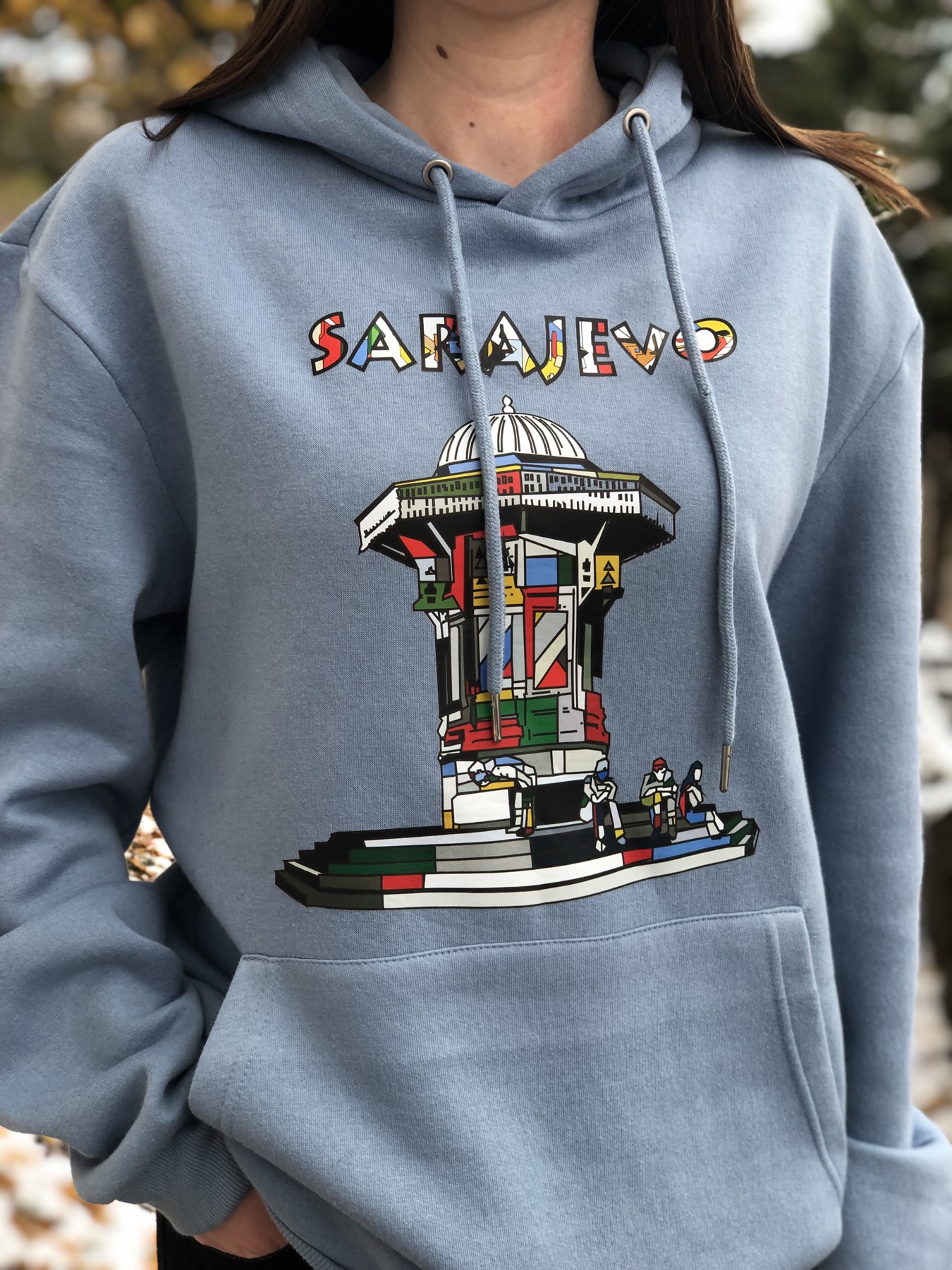 Sebilj in Sarajevo sweatshirt (35$))